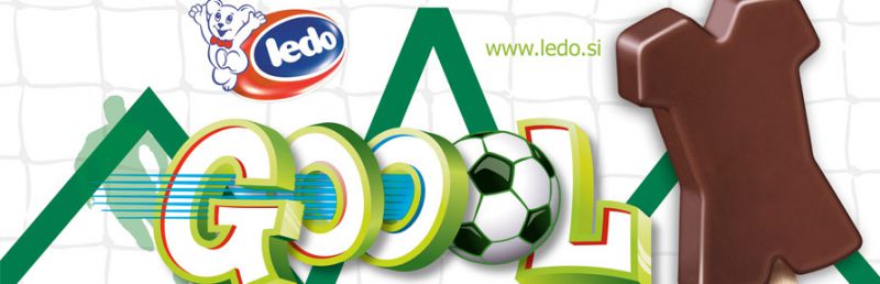 Slovenski nogometaši je bodo sladkali z Ledo-m