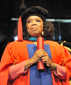 Oprah prejela častni doktorat