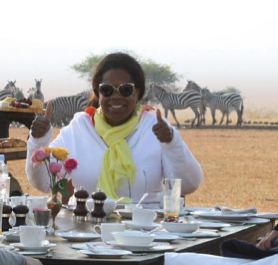Foto! Oprah Winfrey: Uživa v Afriki