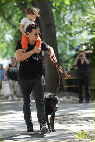 Orlando Bloom: Skrben očka ljubkega Flynna