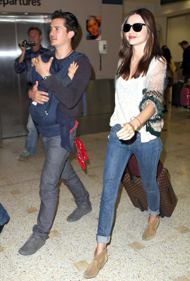 Miranda Kerr in Orlando Bloom za praznike v Sydneyu