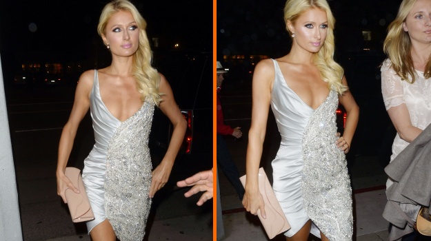 OPA! Paris Hilton svoj novi šov promovirala z globokim dekoltejem