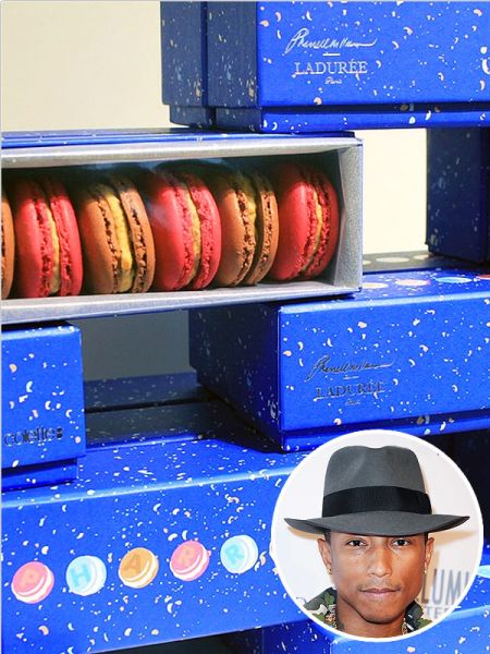 Vau! Pharrell Williams izdal omejeno kolekcijo makronov