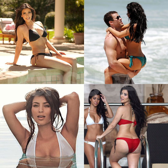 HOT! Najbolj vroči bikini trenutki lepe Kim Kardashian