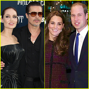 Vau! Brad in Angelina sta se srečala s princem Williamom