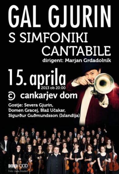 Gal Gjurin - veliki koncert s simfoničnim Orkestrom Cantabile