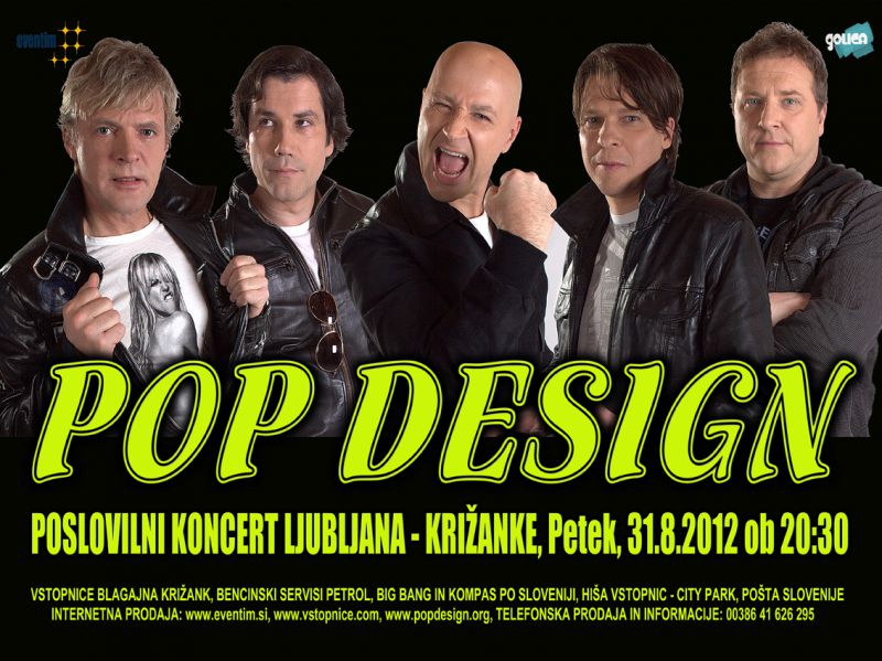 Nagrada: Z nami na koncert POP DESIGN