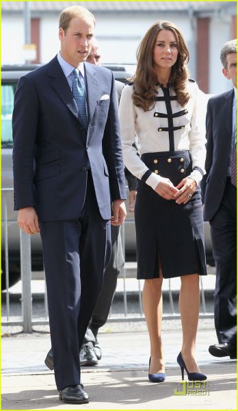 Princ William in Kate prvič po izgredih obiskala Birmingham