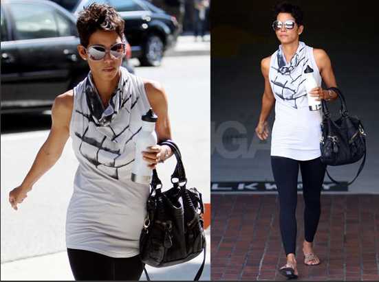 Prikupna Halle Berry je obiskala lepotni salon