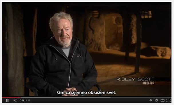 Filmsko! Režiser o spektaklu Eksodus: Bogovi in kralji