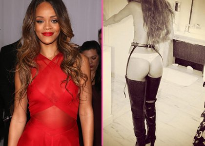 Hot! Rihanna na Twitterju spet objavila svojo golo zadnjico