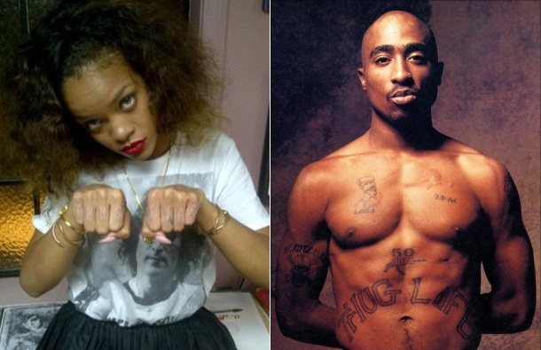 Rihanna z novo tetovažo: Življenje je surovo!