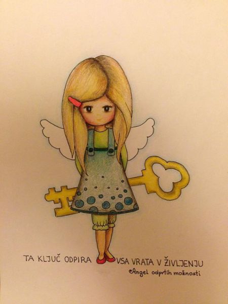 OPA Želje so se ji uresničile: Saška Lendero v družbi angelčkov