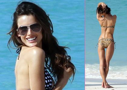 FOTO Alessandra Ambrosio: Izklesana lepotička v bikinkah