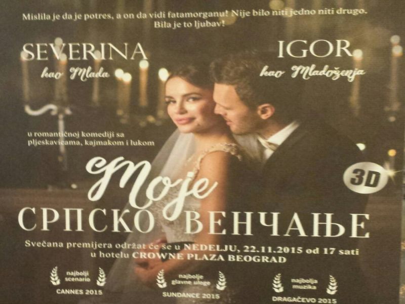 Tako izgleda Severinino in Igorjevo vabilo na poroko