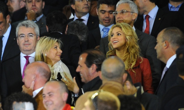 Shakira navdušeno navijala za svojega nogometaša