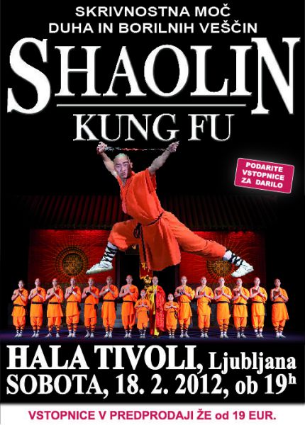 Spektakularna predstava legendarnih menihov Shaolin Kung-fu