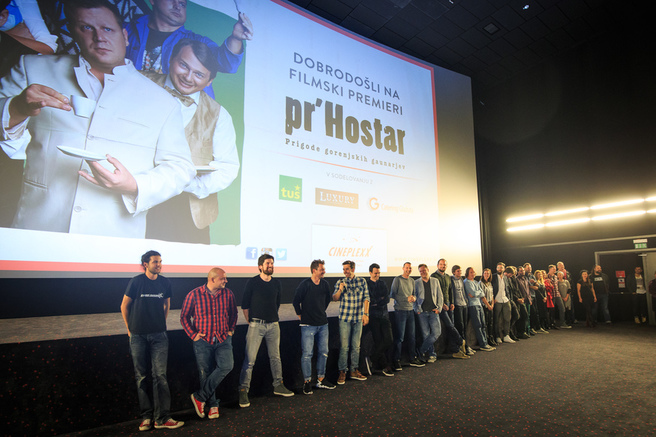 S filmom Pr'Hostar navdušili Gorenjce