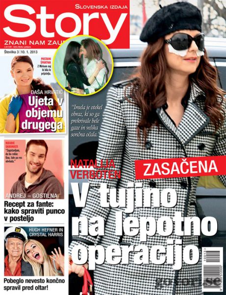 UJETA! Natalija Verboten kirurga zapustila z oteklim obrazom in gazami