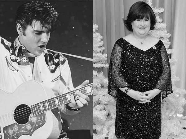 Susan Boyle: Kako je z Elvisom Presleyem posnela božično skladbo ...