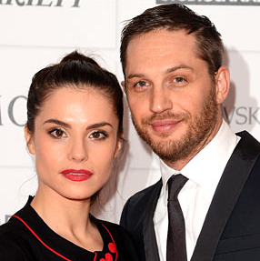 Tom Hardy in Charlotte Riley: Sta se skrivaj poročila?