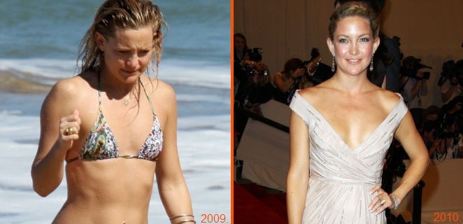 Kate Hudson: Si je oprsje povečala le za eno številko?!