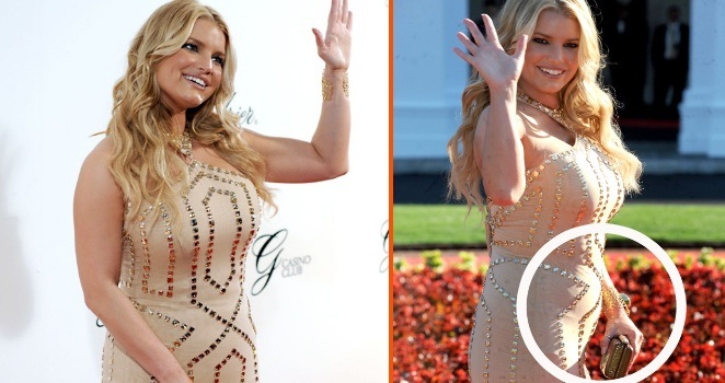 FOTO Jessica Simpson se ne more znebiti velikega trebuha