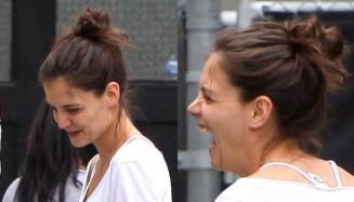 Prisrčen smeh Katie Holmes