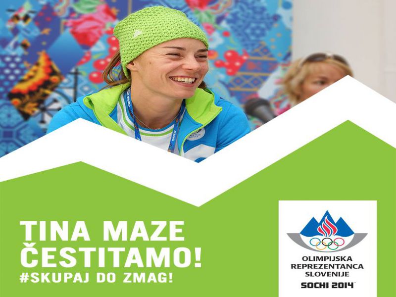 VROČE! Zlata medalja za Tino Maze!