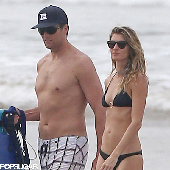 Foto! Gisele Bündchen in Tom Brady z otroki uživala na plaži!