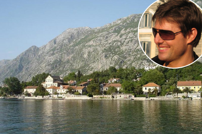 FOTO Tom Cruise s svojo razkošno jahto proti Črni gori