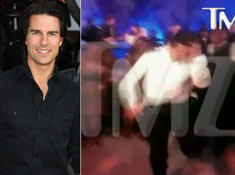SMEŠNO Tom Cruise na poroki šokiral z divjimi plesnimi gibi