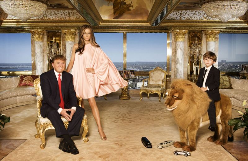 Melania in Donald Trump odprla vrata svojega domovanja