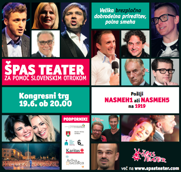 Sredi Ljubljane bo kmalu spet polno smeha