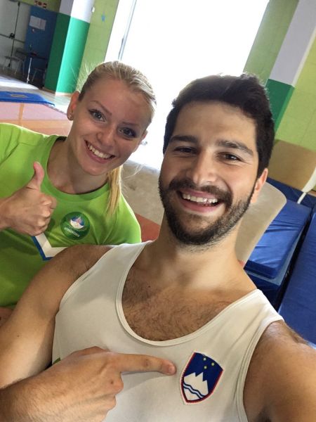 Uroš Bitenc snema z našimi olimpijci