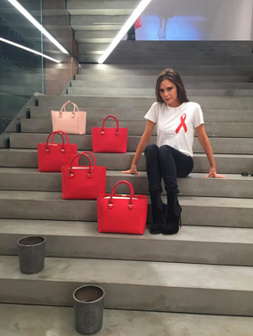 Foto! Tako je Victoria Beckham spomnila na aids