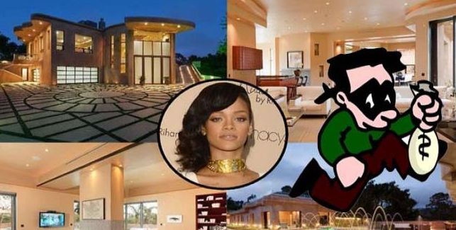 Rihanna: Vlomilec zasačen na pevkinem domu