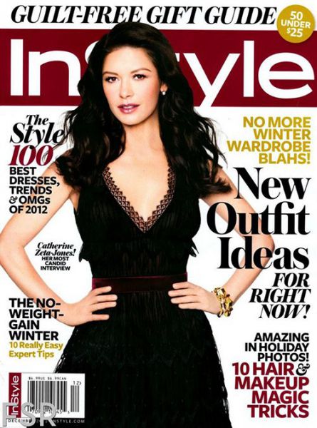 Čudovita Catherine Zeta Jones na naslovnici InStylea