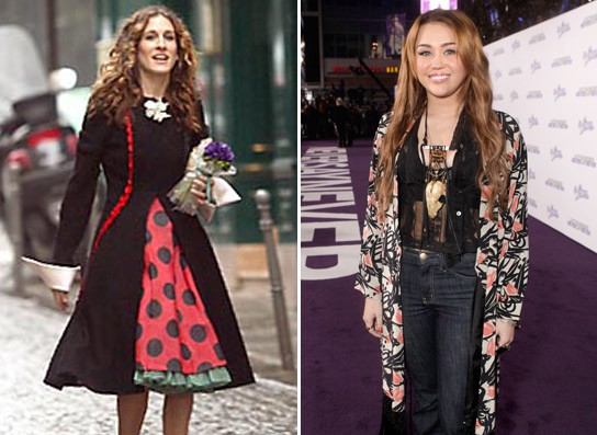 Miley Cyrus: Močno si želi zaigrati mlado Carrie Bradshaw v 'Seks v mestu'!