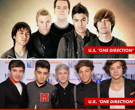 Šok! One Direction: Tožijo jih ameriški One Direction!