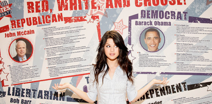 Selena Gomez: Vznemirjena, da bo lahko prvič volila!