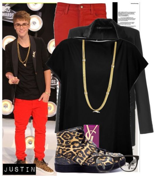 Obleci se kot Justin Bieber