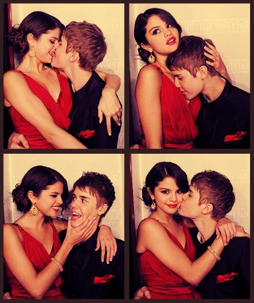 Nove fotografije: Selena in Justin med francoskim poljubom!