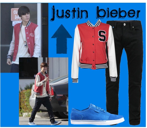 Obleci se kot Justin Bieber