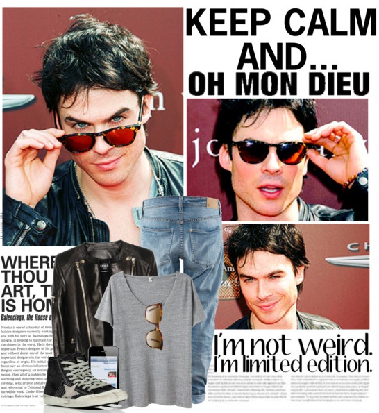 Obleci se kot Ian Somerhalder