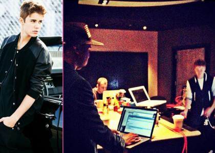 Foto: Justin Bieber: V studiu s Kanyeom Westom!
