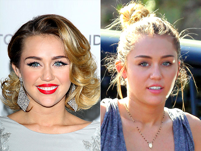 BREZ LIČIL: Miley Cyrus