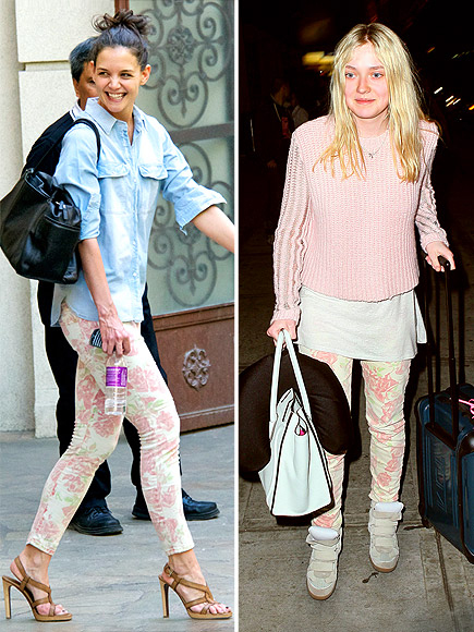FASHION WAR: Katie Holmes vs. Dakota Fanning