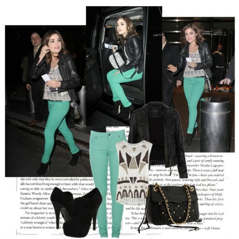 Obleci se kot Lucy Hale