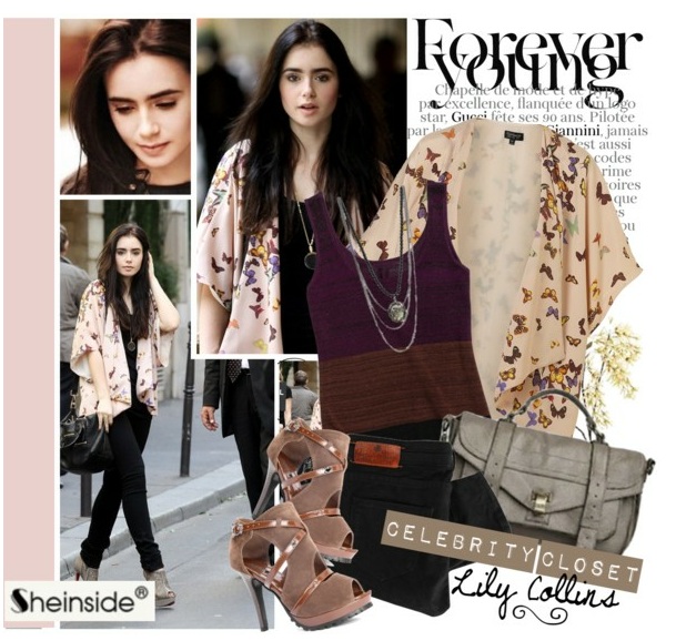 Obleci se kot Lily Collins